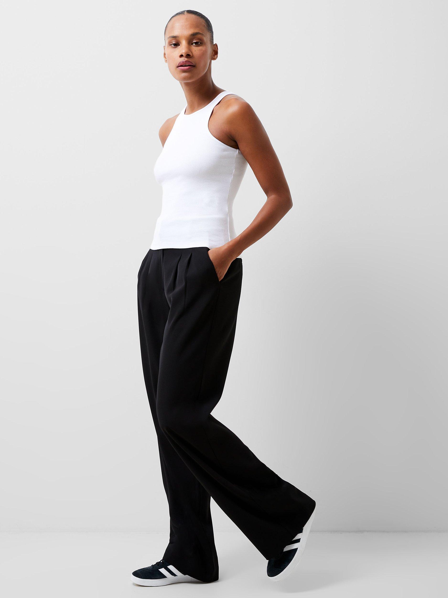 French Connection Rassia Sheryle Cotton Stretch Vest, White               