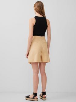 French Connection Alania Tailored City Shorts - view 2, Biscotti
