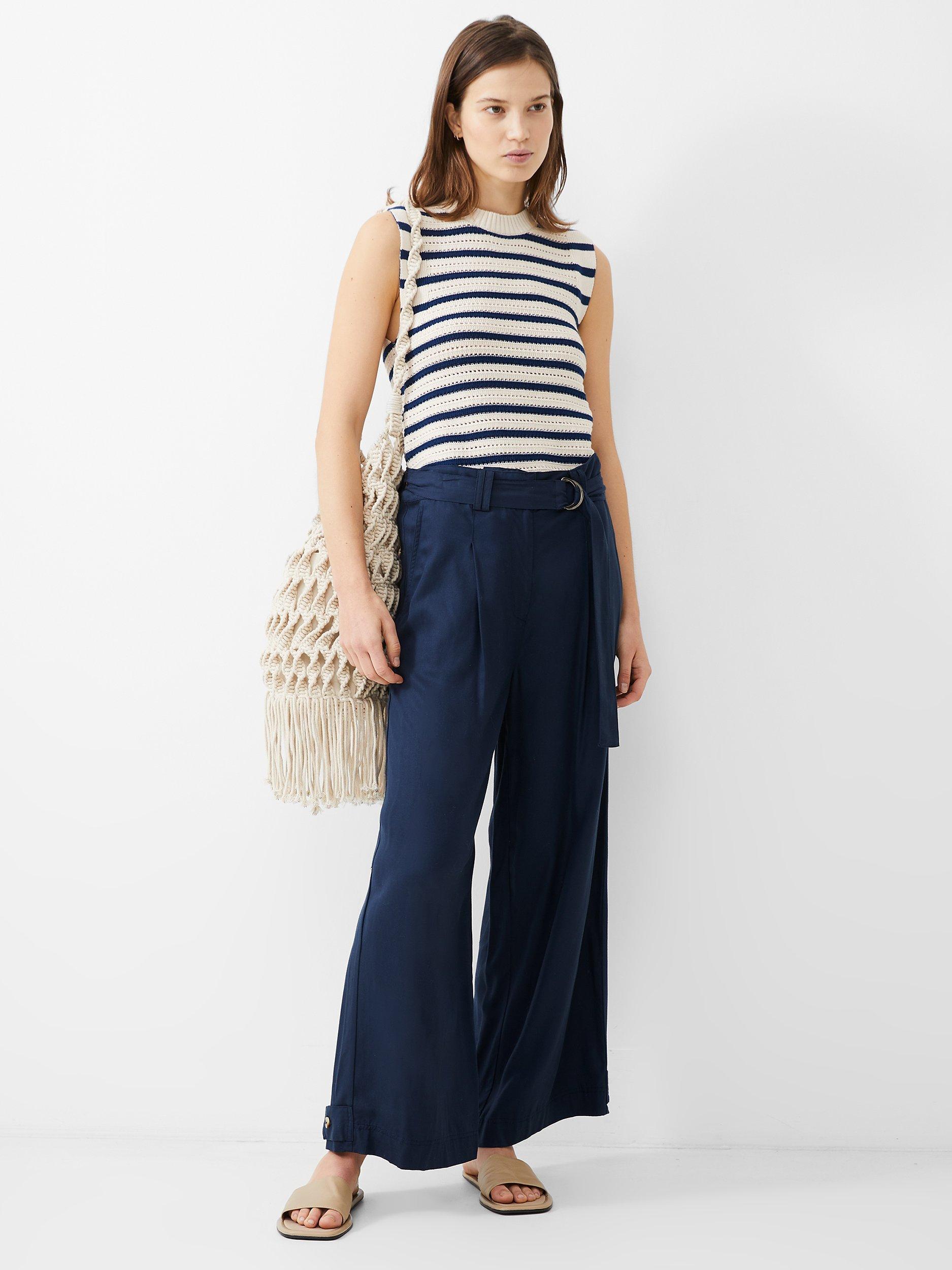 French connection wide leg trousers hotsell