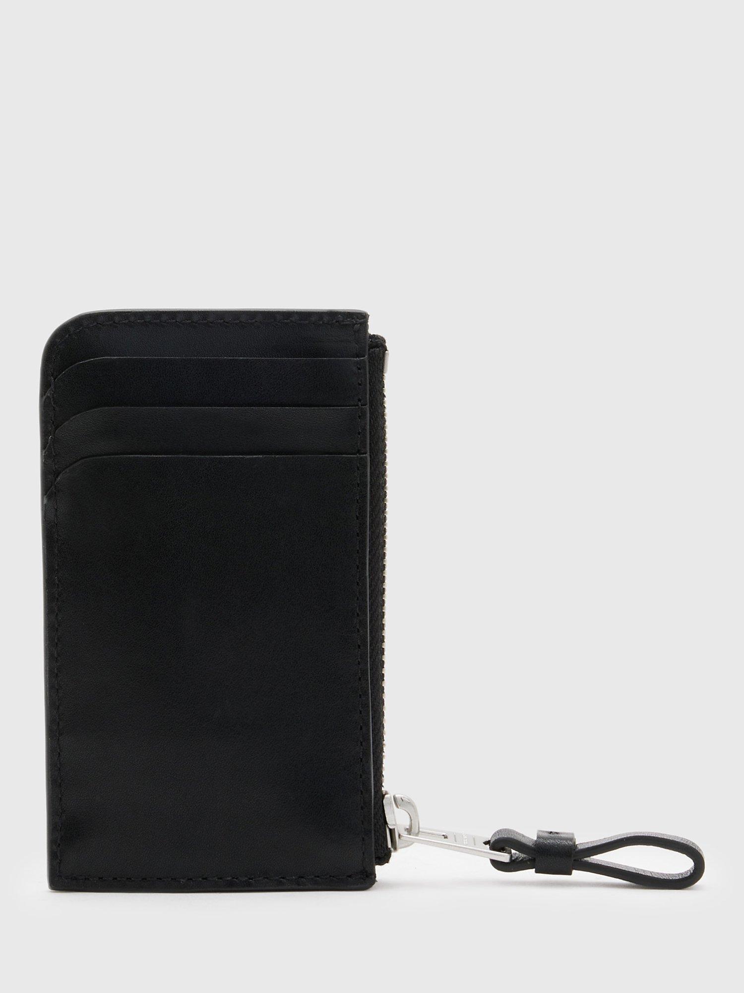 Product image 6 of 6, which shows AllSaints Tierra Isamu Leather Wallet, Black