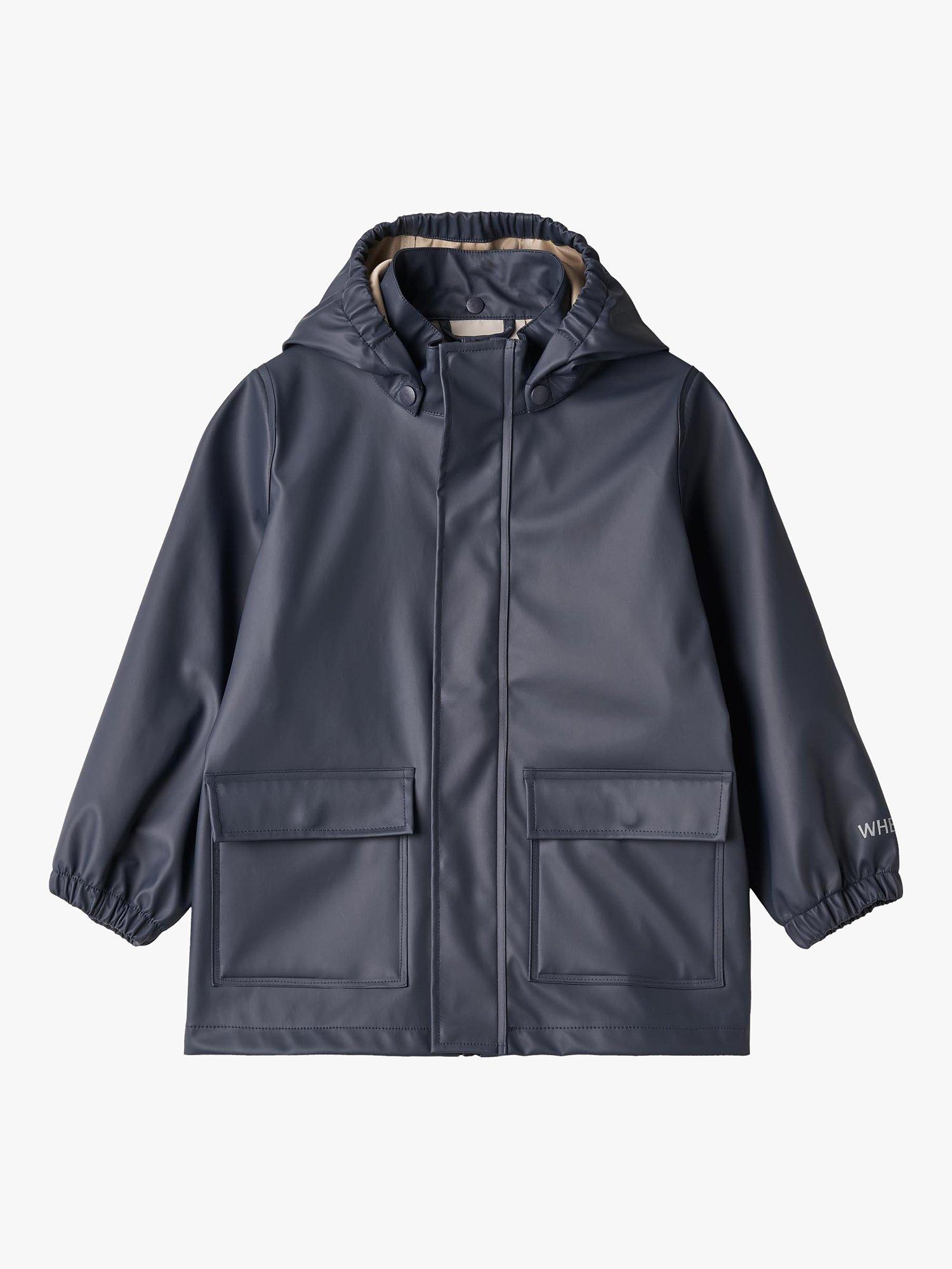 WHEAT Kids' Ollo Rain Jacket, Ink