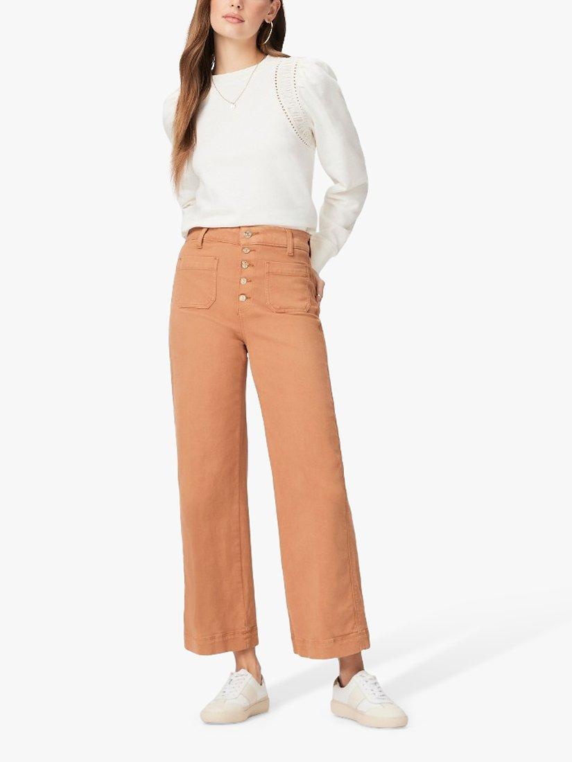 PAIGE Anessa Button Fly Jeans, Vintage Golden Sun