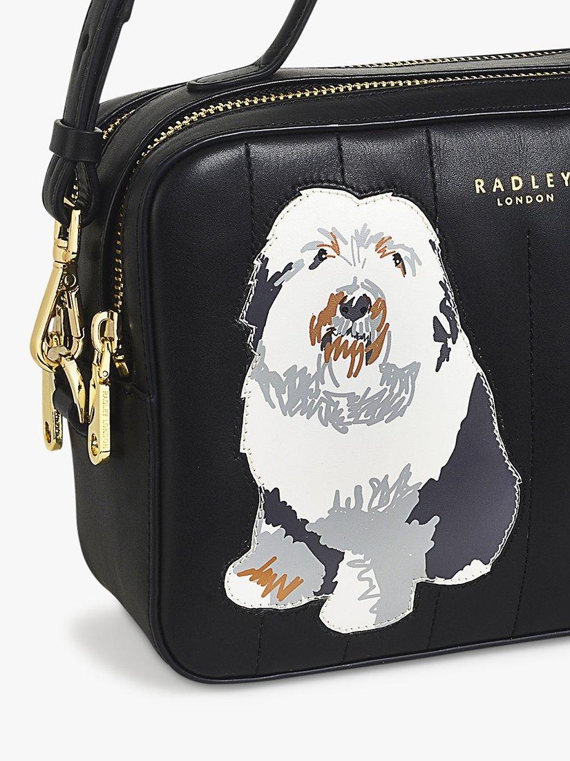 Radley And Friends Small Zip Top Cross Body Bag Black
