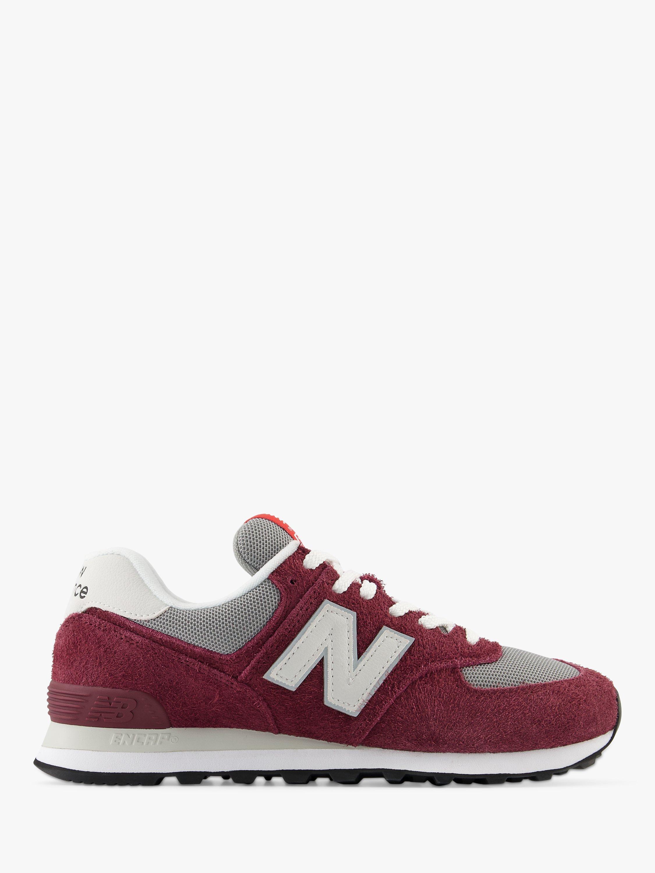 Grey red new balance hotsell