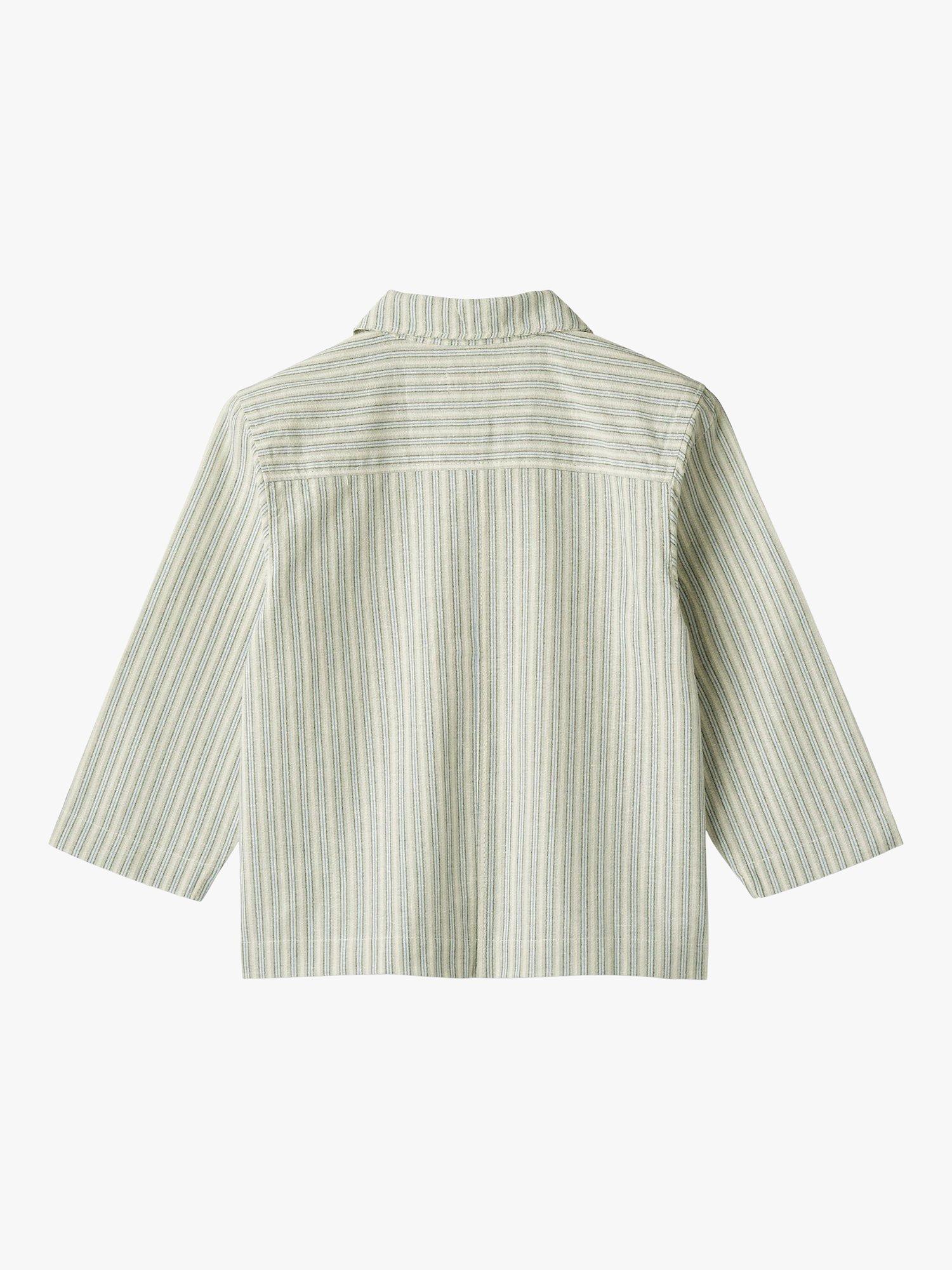 Product image 2 of 5, which shows WHEAT Kids' Ghita Organic Cotton Overshirt, Multi, 8 years