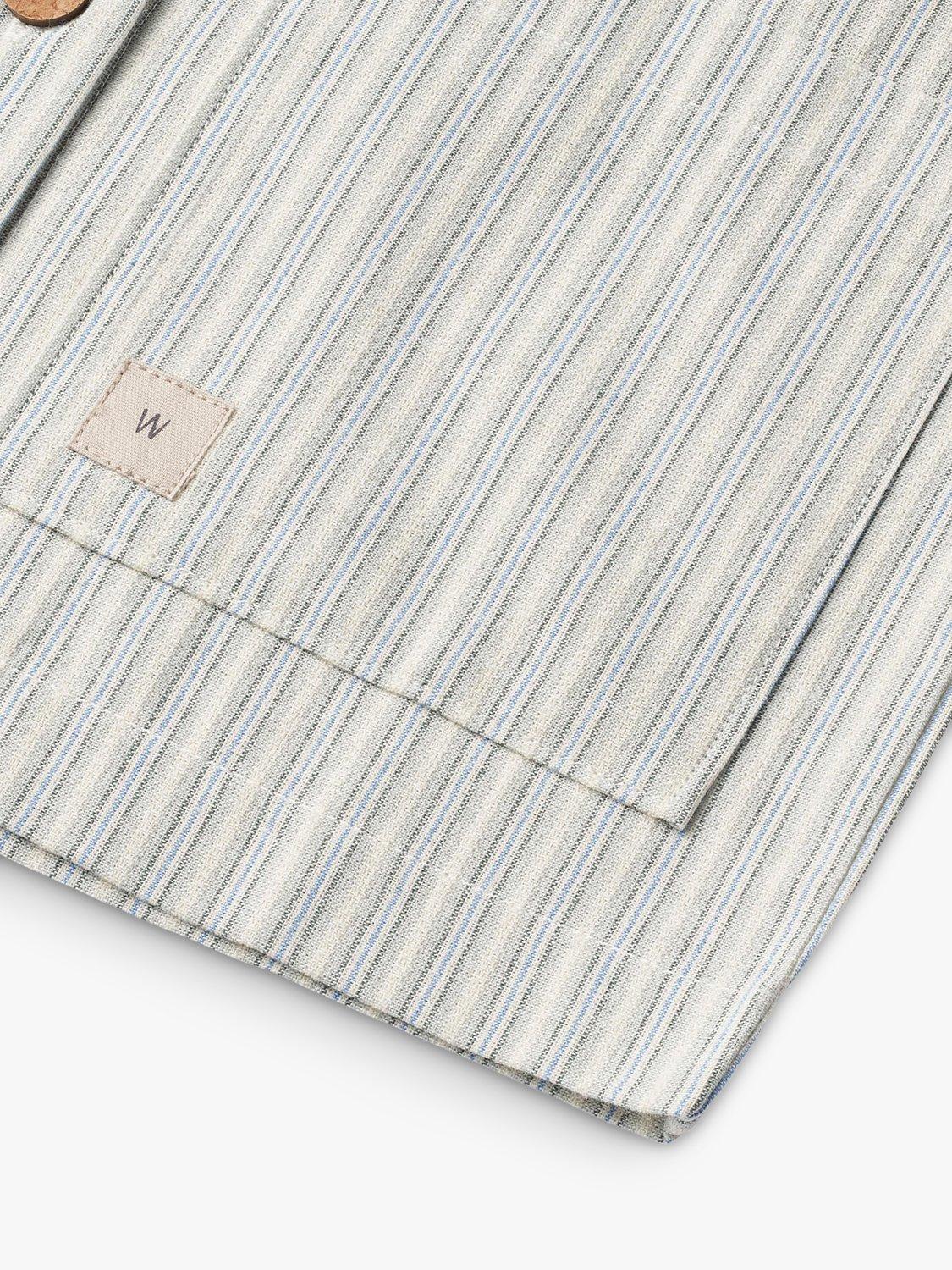 Product image 3 of 5, which shows WHEAT Kids' Ghita Organic Cotton Overshirt, Multi, 8 years