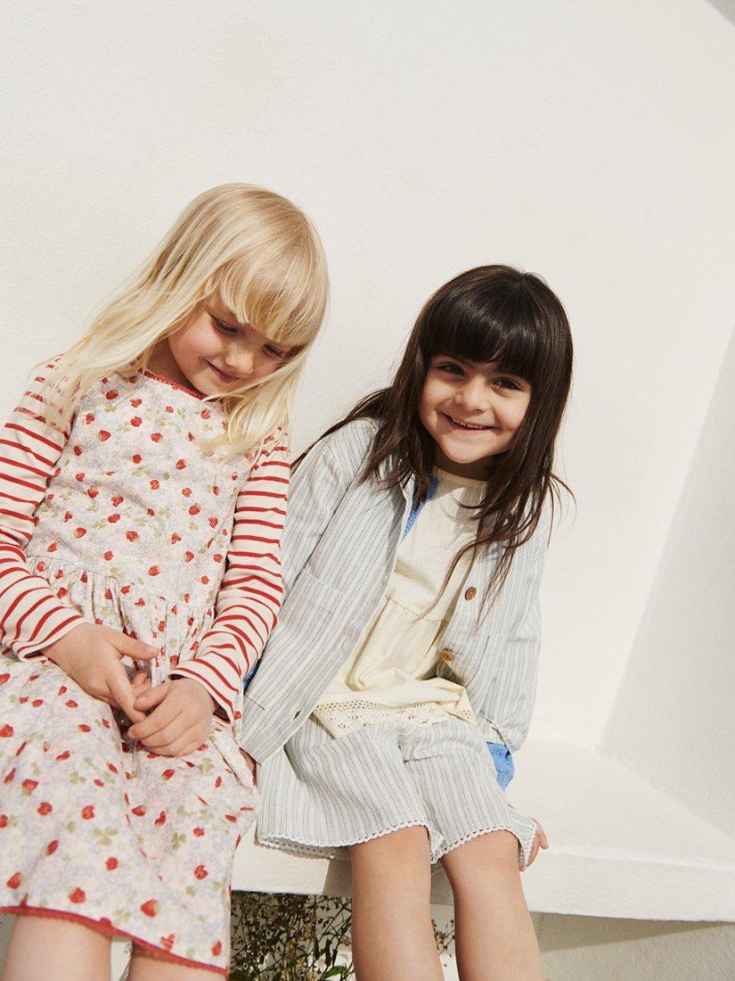 Product image 5 of 5, which shows WHEAT Kids' Ghita Organic Cotton Overshirt, Multi, 8 years