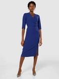 Closet London V Neck Pencil Dress, Royal