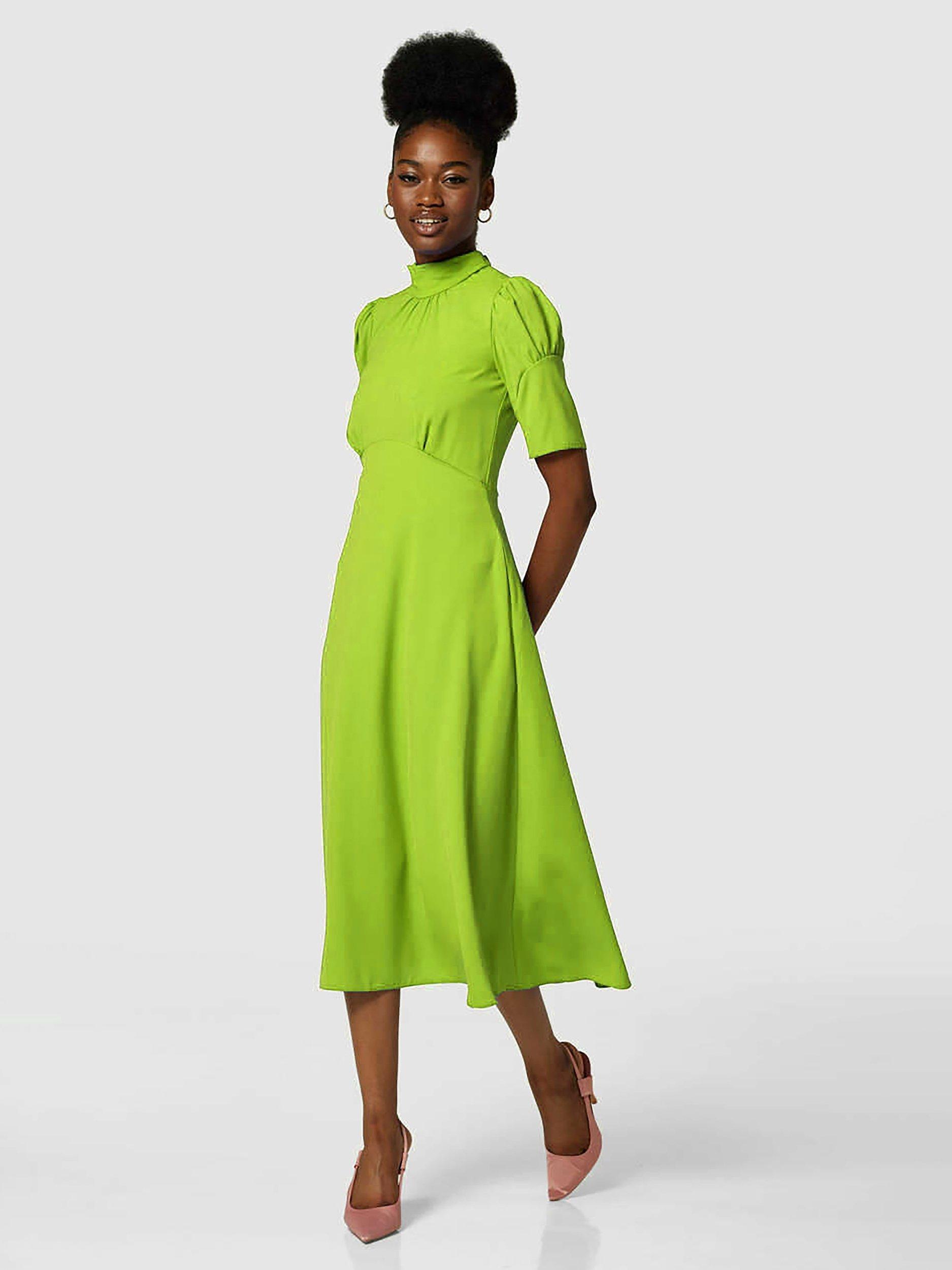 John lewis green dress best sale