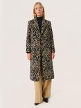 Soaked In Luxury Lylia Coat, Zebra Jacquard