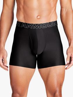 Under Armour Tech 6" Boxers, Pack of 3 - view 2, Black