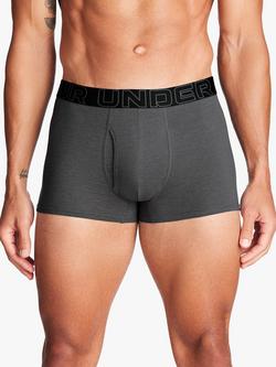 Under Armour Performance Waistband Boxers, Pack of 3 - view 2, Black/Red/Grey