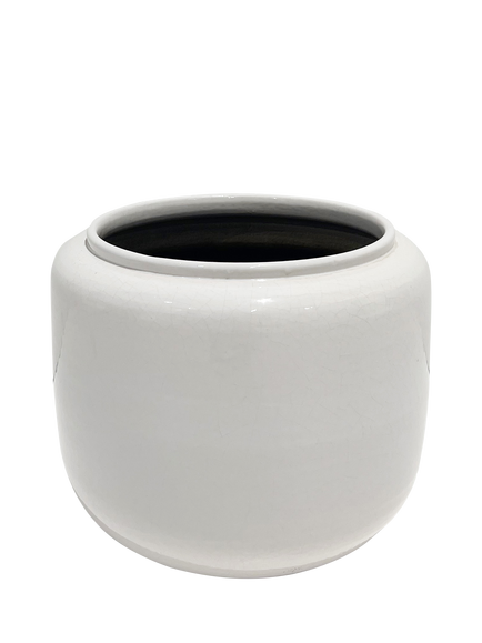 Serax Flowerpot Terracotta Indoor Plant Pot, White, White
