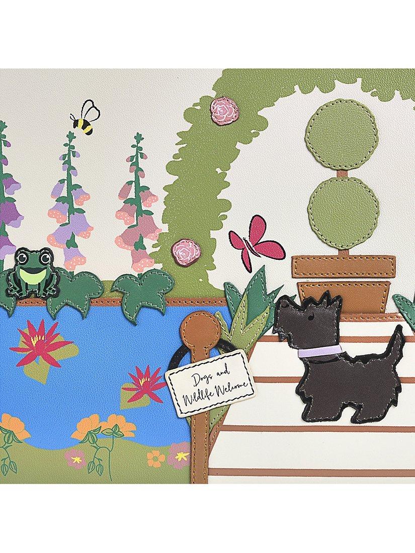 Product image 4 of 6, which shows Radley The Rhs Collection Medium Zip Top Multiway Bag, Chalk/Multi, One Size