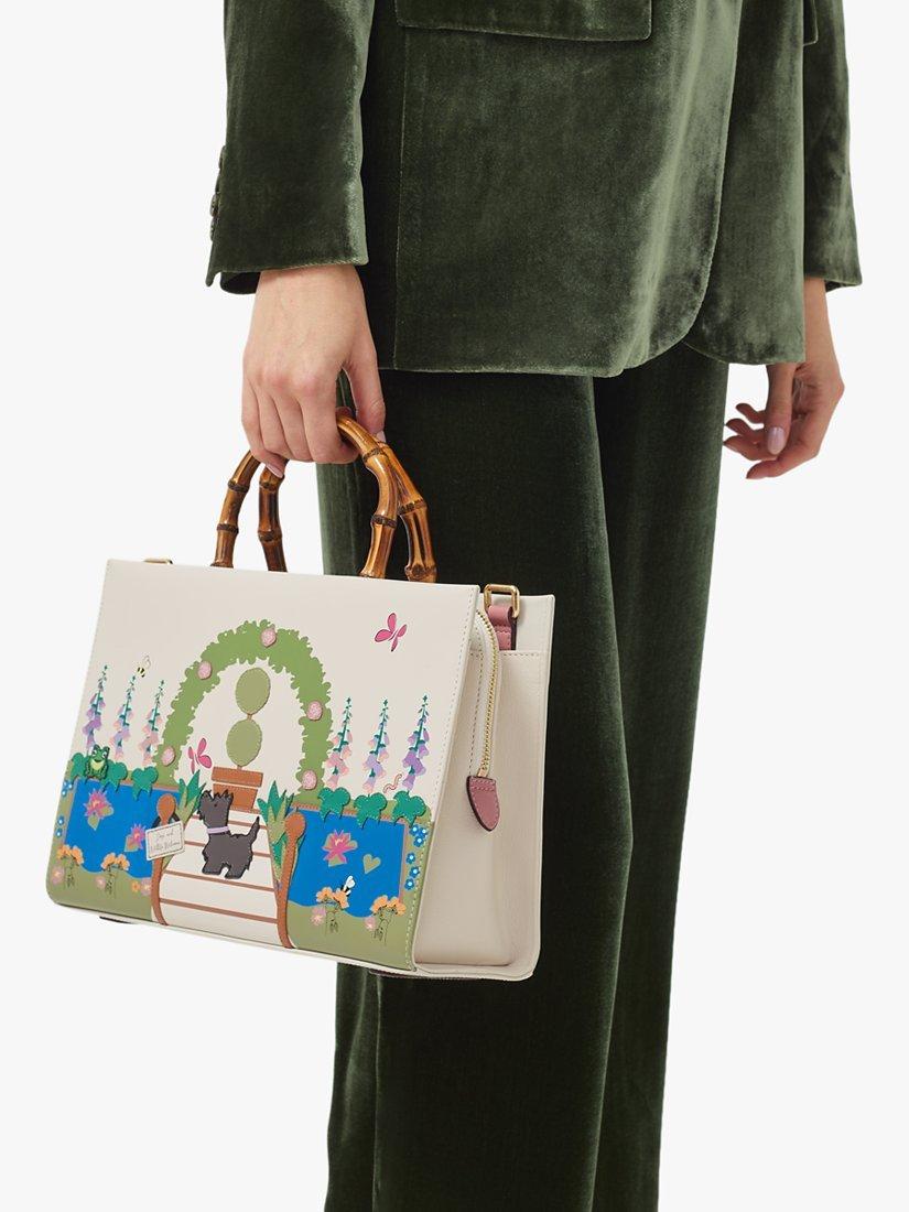 Product image 5 of 6, which shows Radley The Rhs Collection Medium Zip Top Multiway Bag, Chalk/Multi, One Size