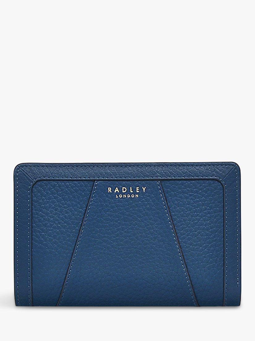 Radley Wood Street 2.0 Medium Leather Zip-Top Purse, Deepsea
