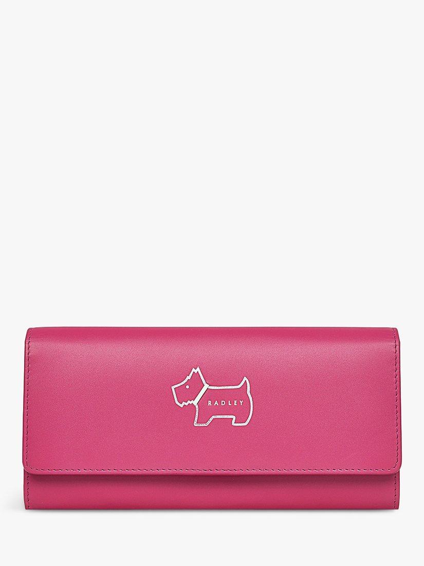Radley Heritage Dog Outline Large Leather Matinee Purse, Coulis, One Size