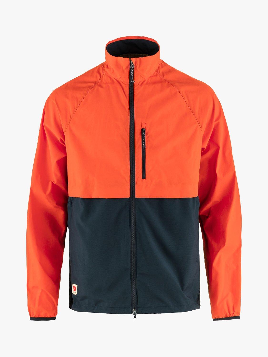 Fjällräven Hybrid Wind Jacket, Navy Flame/Orange