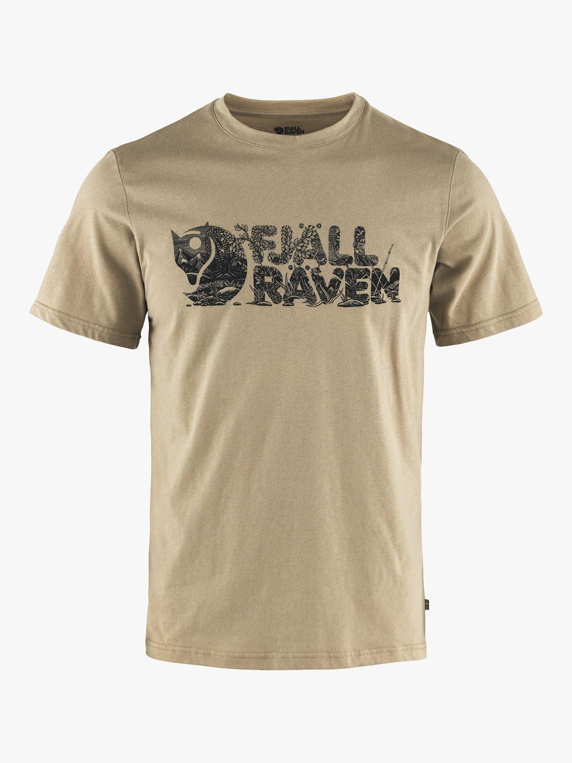 Fjällräven Lush Logo T-Shirt, Brown