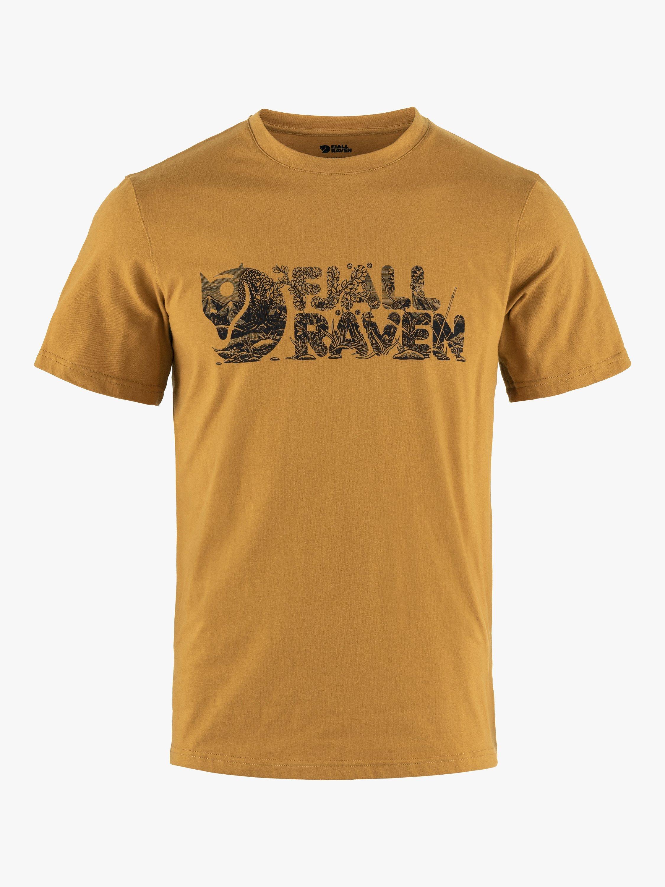 Fjällräven Lush Logo T-Shirt, Yellow