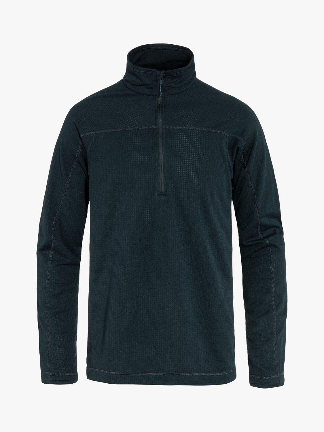 Fjällräven Abisko Half Zip Fleece, Dark Navy