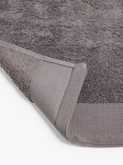 John Lewis Organic Cotton Towels - view 2, Steel