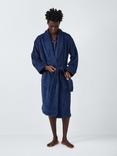 John Lewis Egyptian Cotton Unisex Bath Robe, Midnight