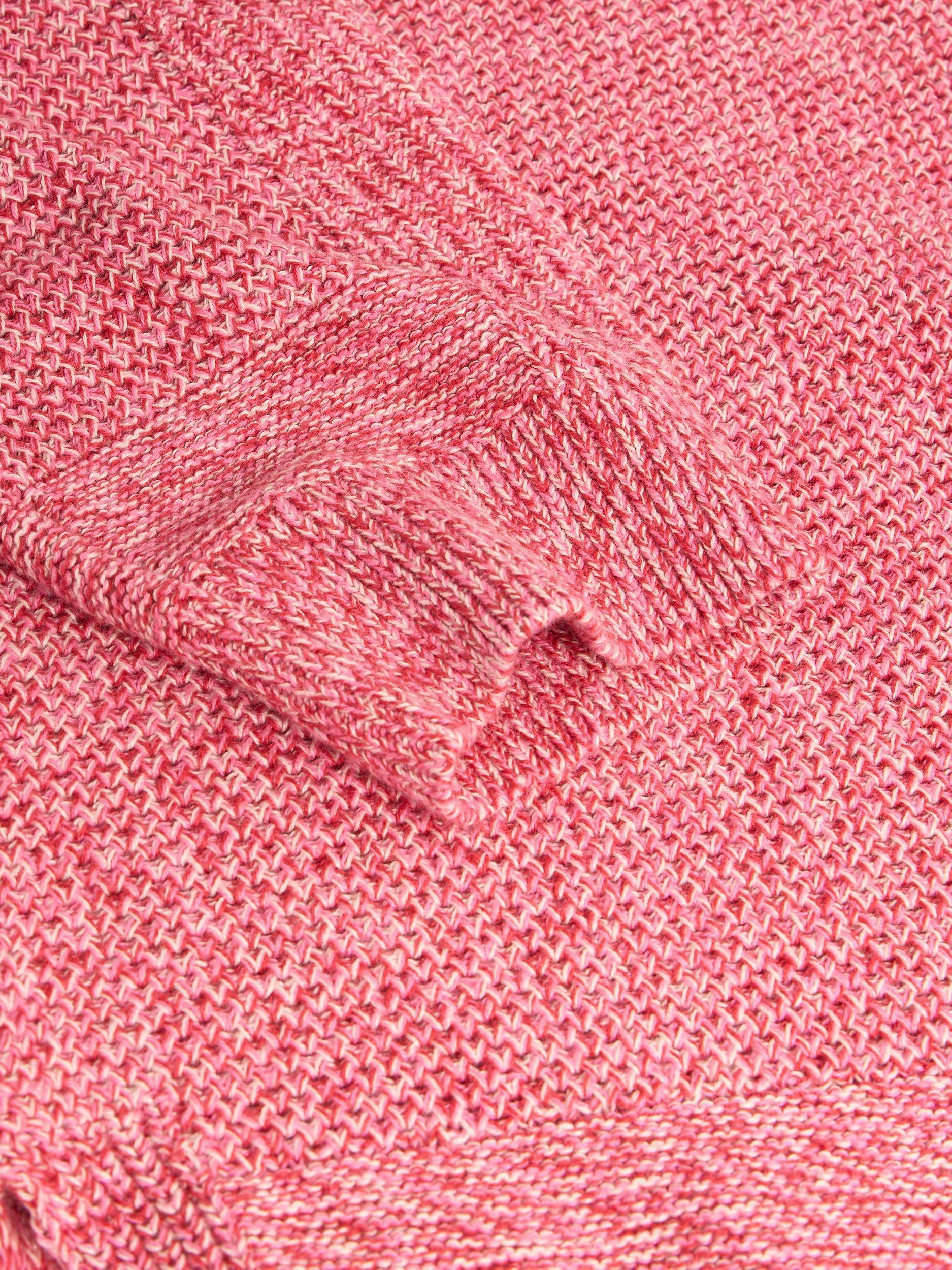 Product image 6 of 7, which shows White Stuff Petite Northbank Organic Cotton Jumper, Pink, 20