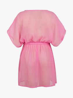 Accessorize Kids' Embroidered Kaftan, Pink - view 2, Pink