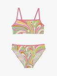 Accessorize Kids' Swirl Bikini Set, Multi