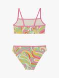 Accessorize Kids' Swirl Bikini Set, Multi