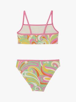 Accessorize Kids' Swirl Bikini Set, Multi - view 2, Multi