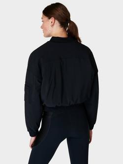 Sweaty Betty Explorer Bomber Jacket, Black, Black