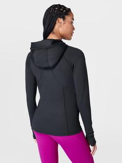 Sweaty Betty Pro Run Zip Up - view 2, Black