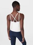 Sweaty Betty Picot Lace Gym Top, Lily White