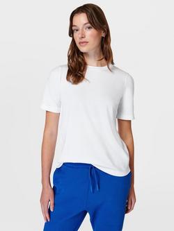 Sweaty Betty Essential Organic Cotton Blend Crew Neck T-Shirt, White