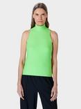 Sweaty Betty Explorer High Neck Sleeveless Top, Zest Green