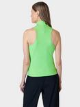 Sweaty Betty Explorer High Neck Sleeveless Top, Zest Green