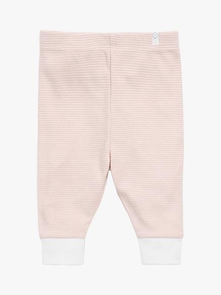 MORI Baby Snoozy Stripe Pyjamas, Pink - view 2, Pink