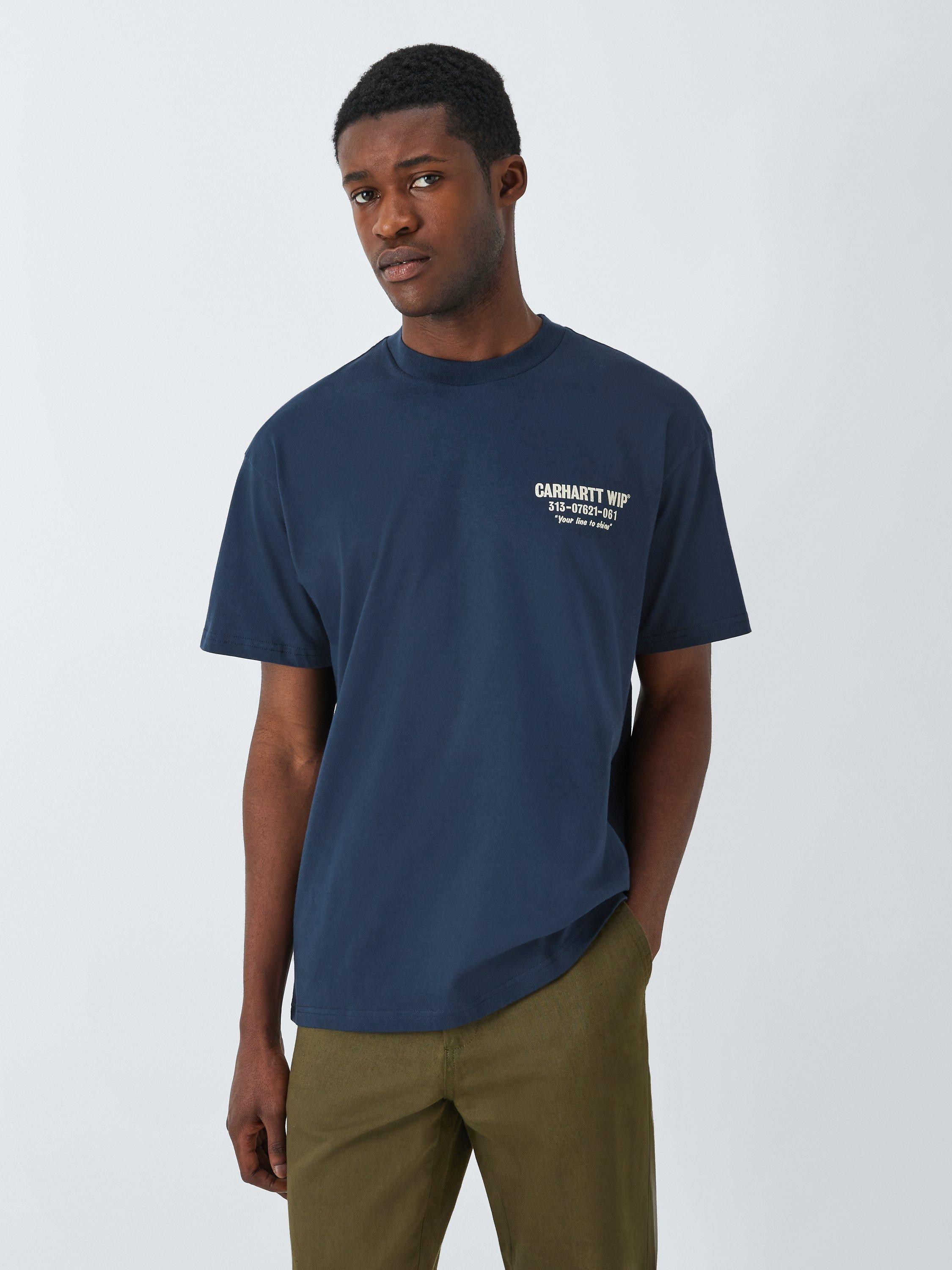 Carhartt WIP Short Sleeve Less Troubles T-Shirt, Blue