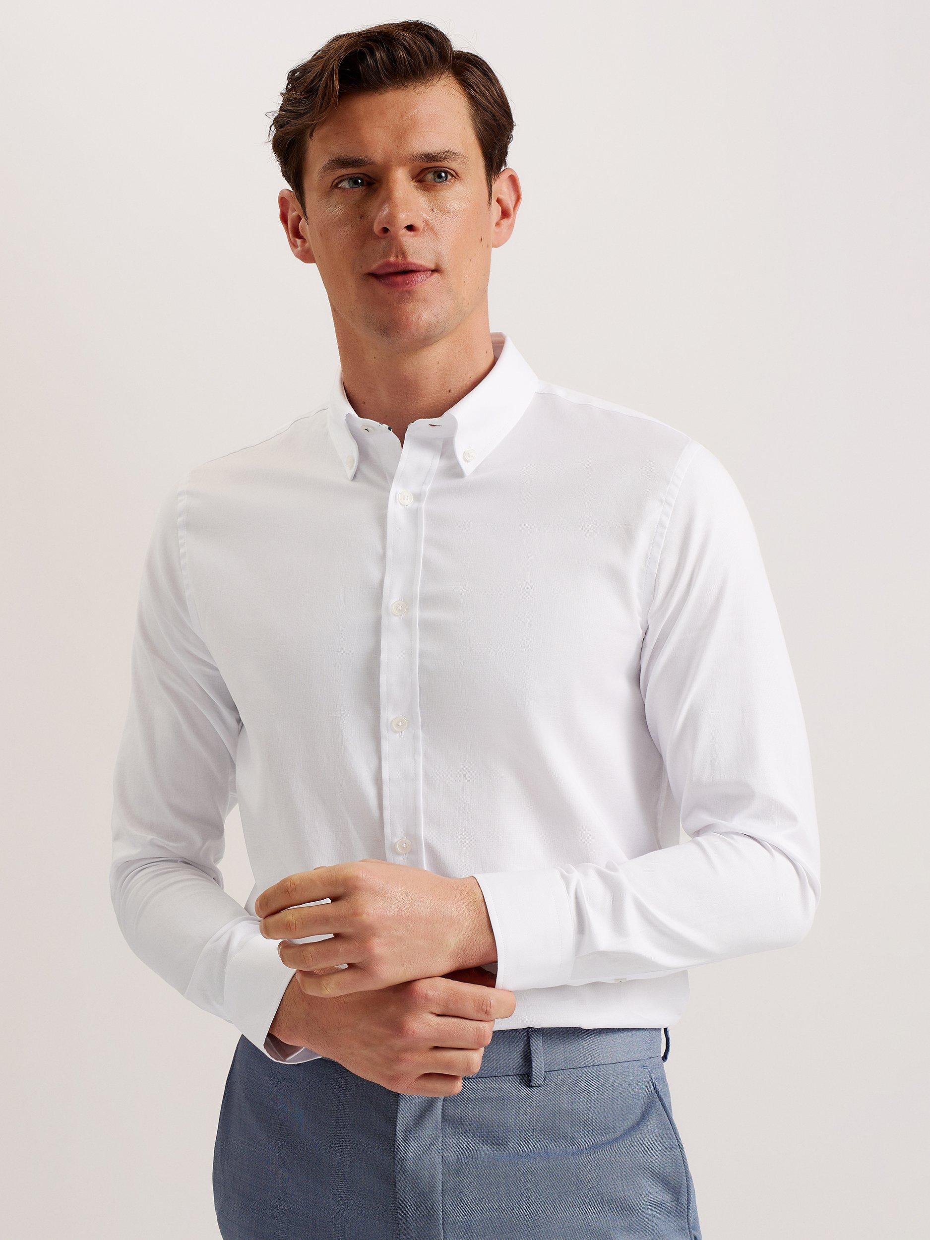 Ted Baker Allardo Regular Premium Oxford Shirt, White White