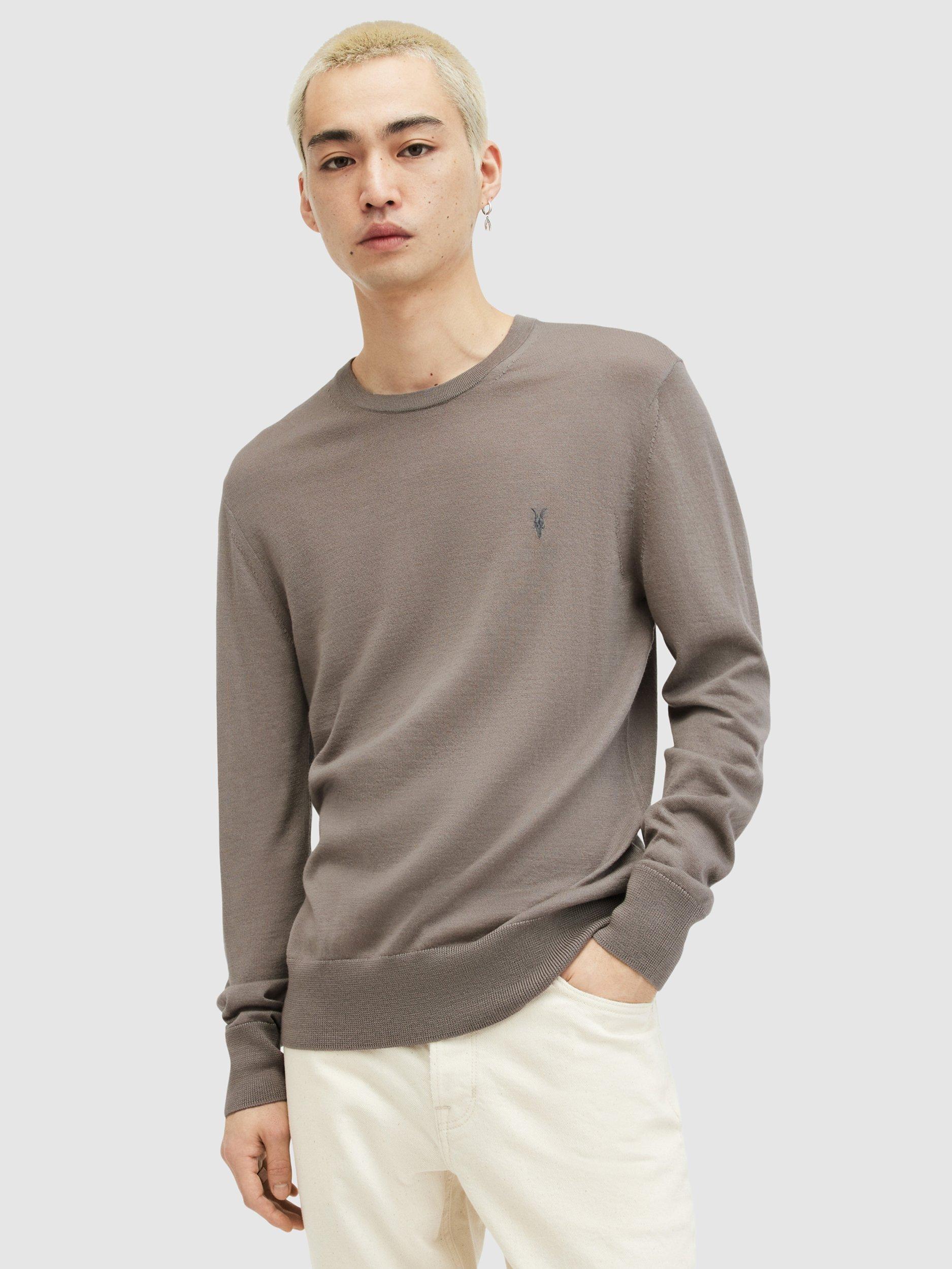 AllSaints Mode Merino Jumper, Chestnut Taupe