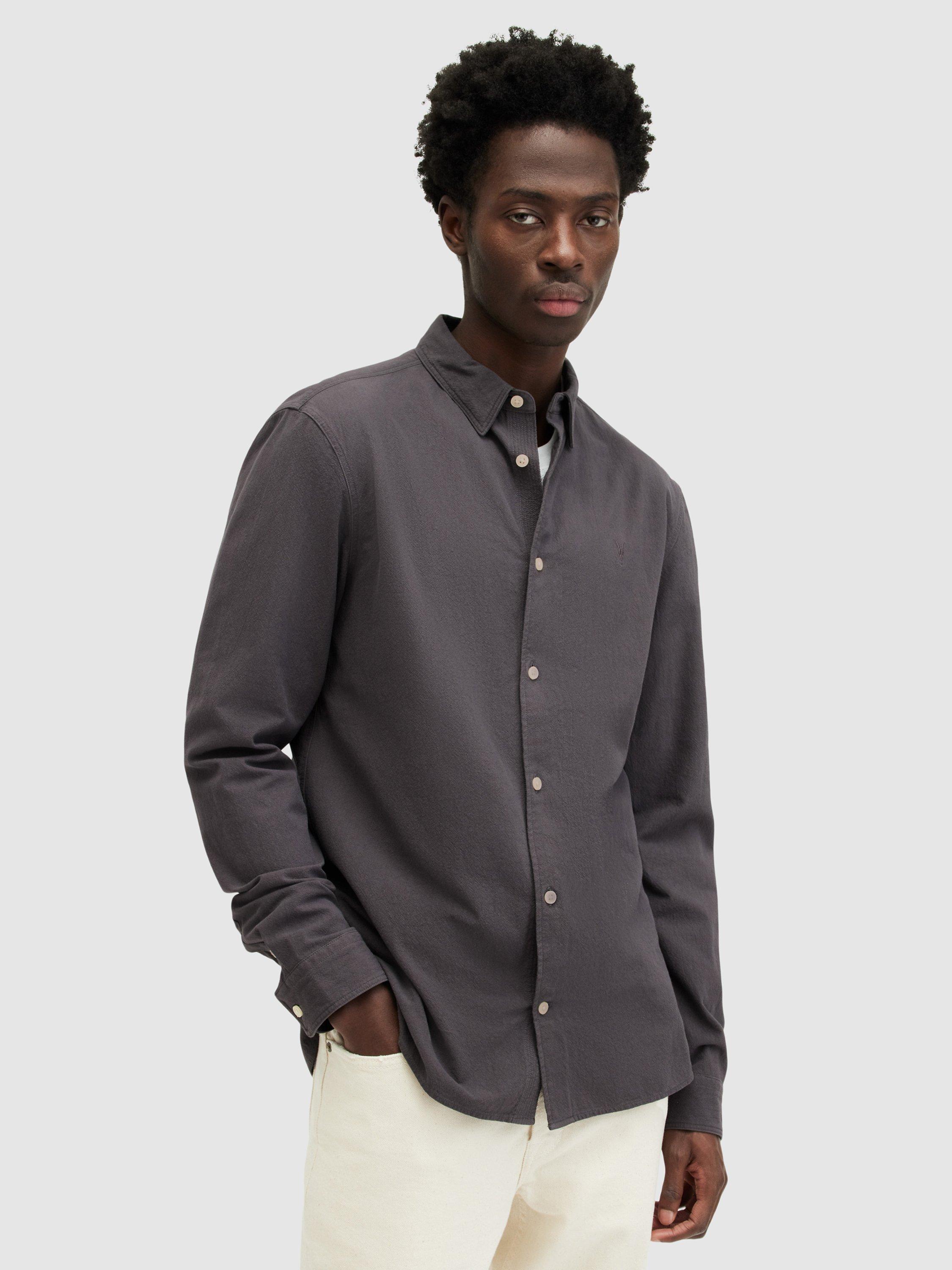 AllSaints Lovell Shirt, Shaded Grey