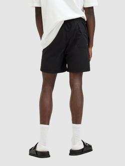 AllSaints Underground Logo Swim Shorts - view 2, Jet Black