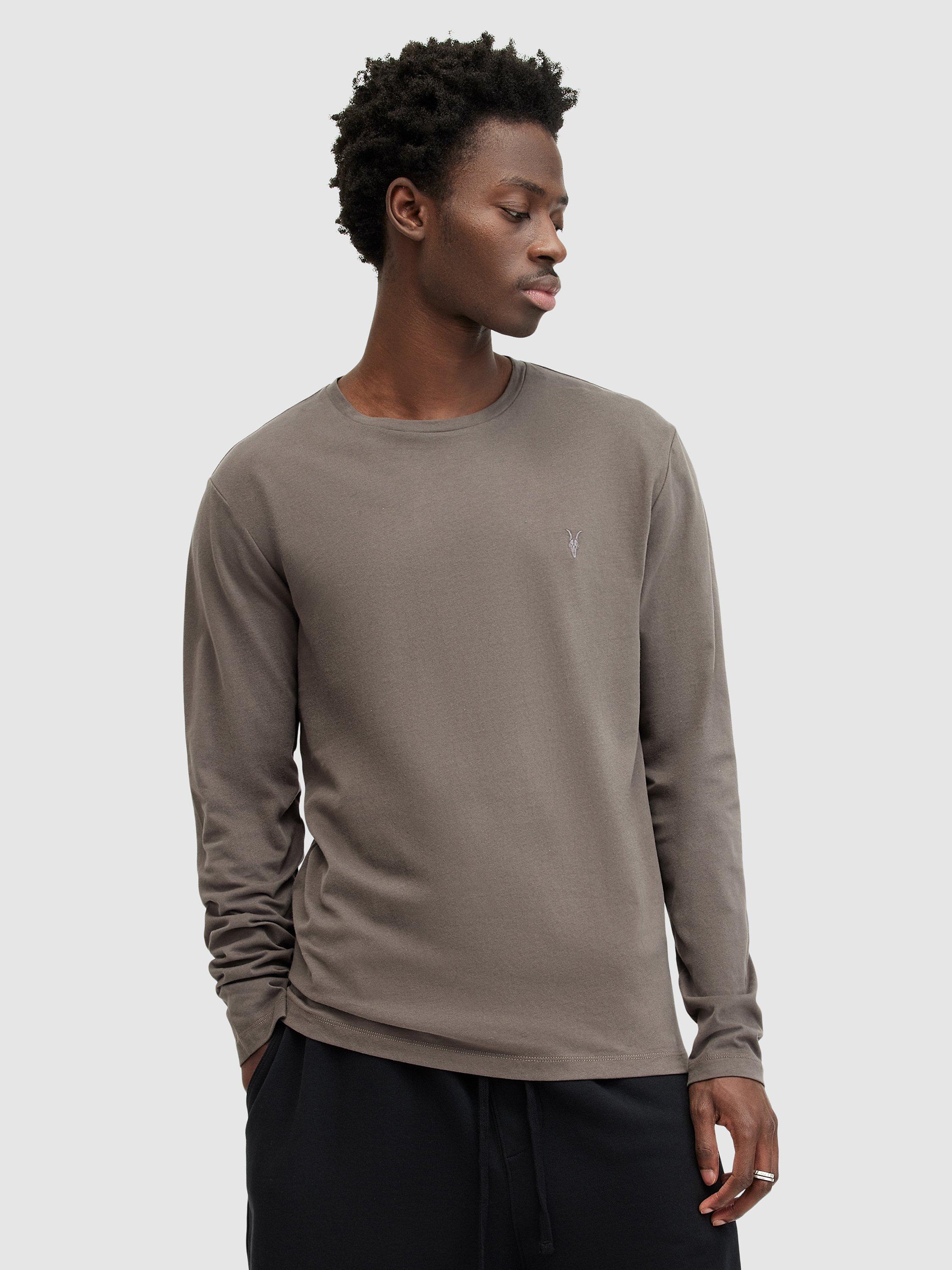 AllSaints Brace Long Sleeve Top, Green