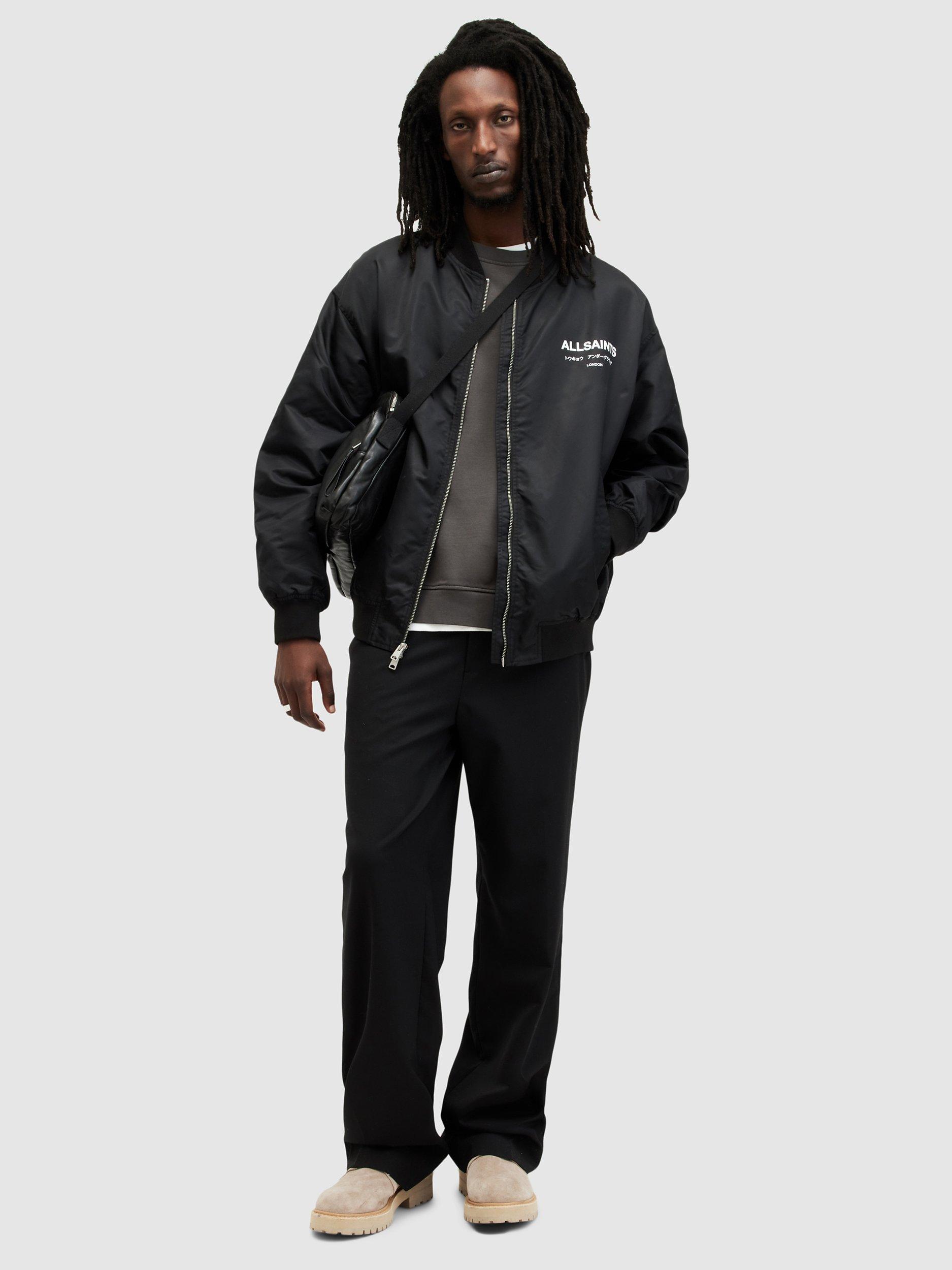 Product image 7 of 7, which shows AllSaints Organic Cotton Underground Sweatshirt, Shaded Grey, XS