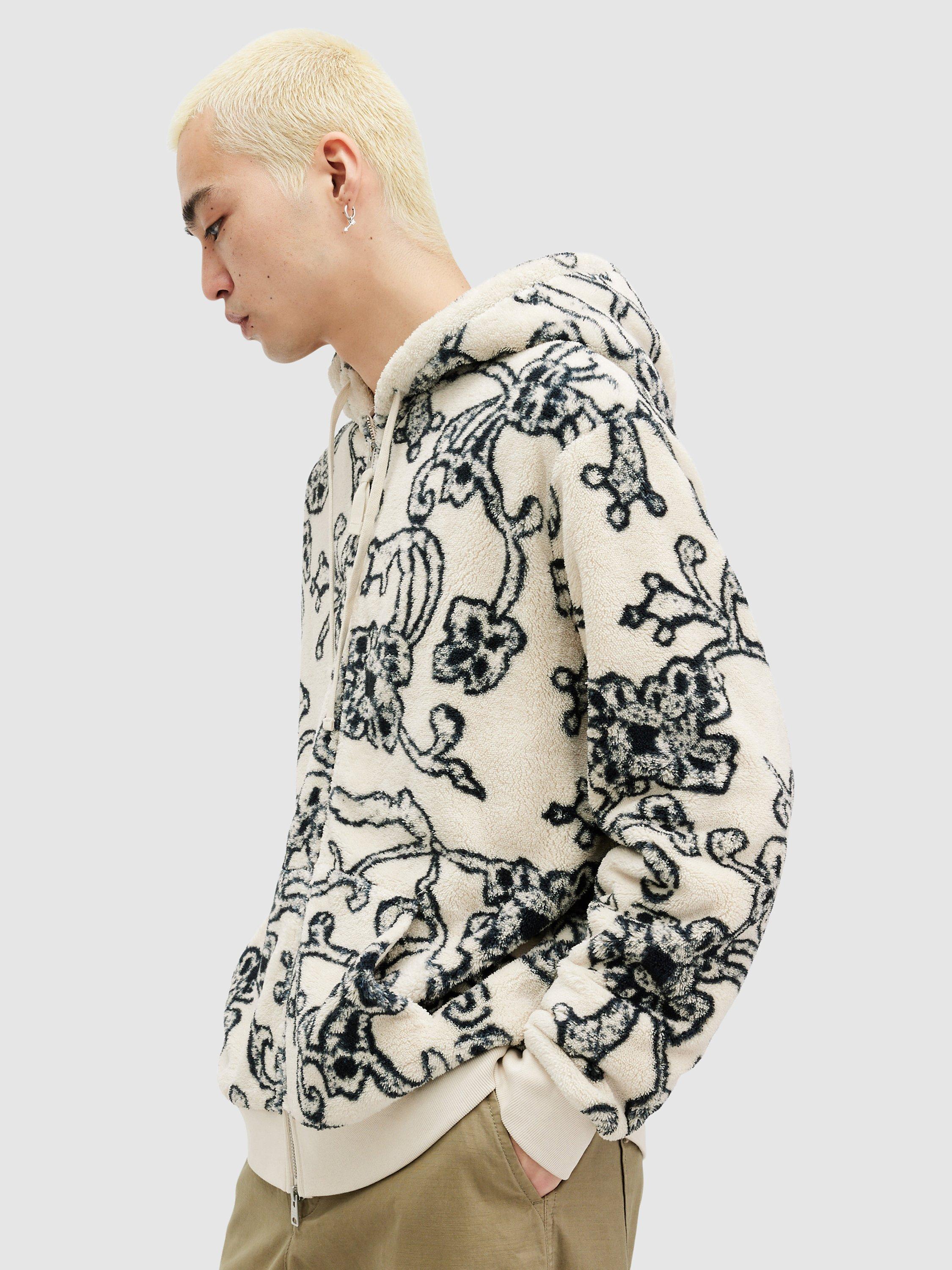 AllSaints Tuscon Zip Hoodie, Lace White