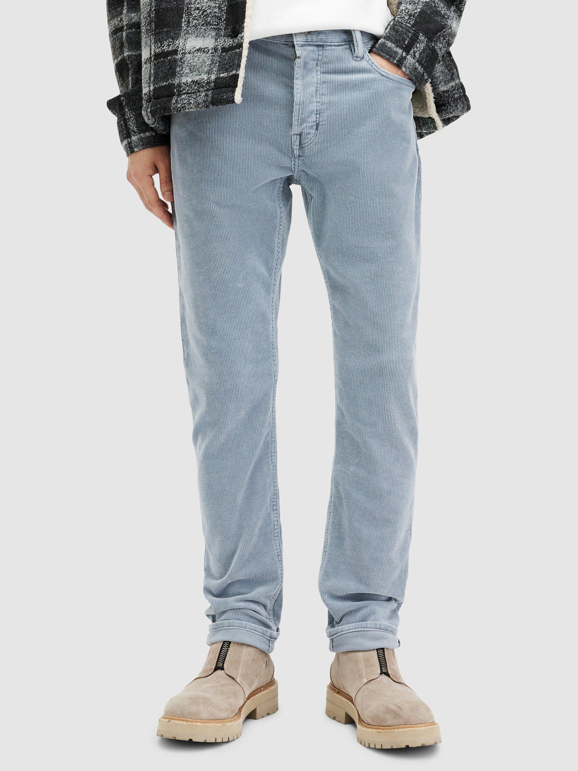 AllSaints Rex Cord Jeans, Dusty Blue