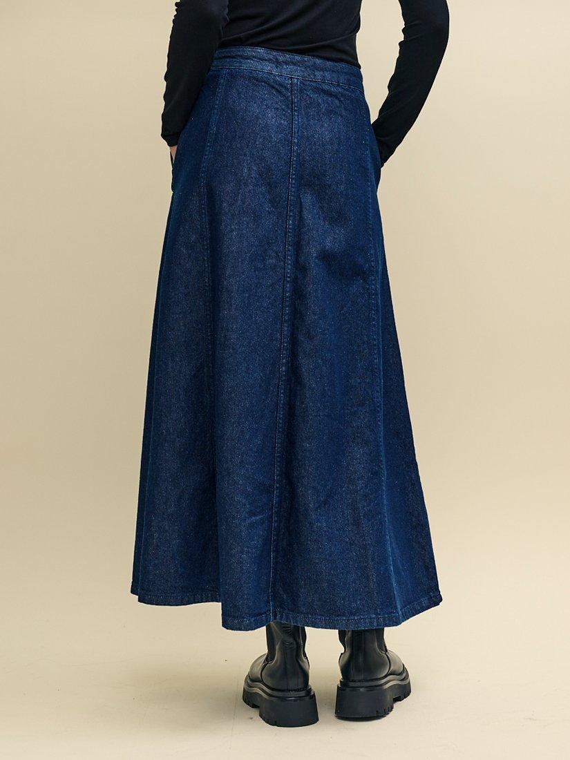 Nobody s Child Hampsted Denim Maxi Skirt Blue