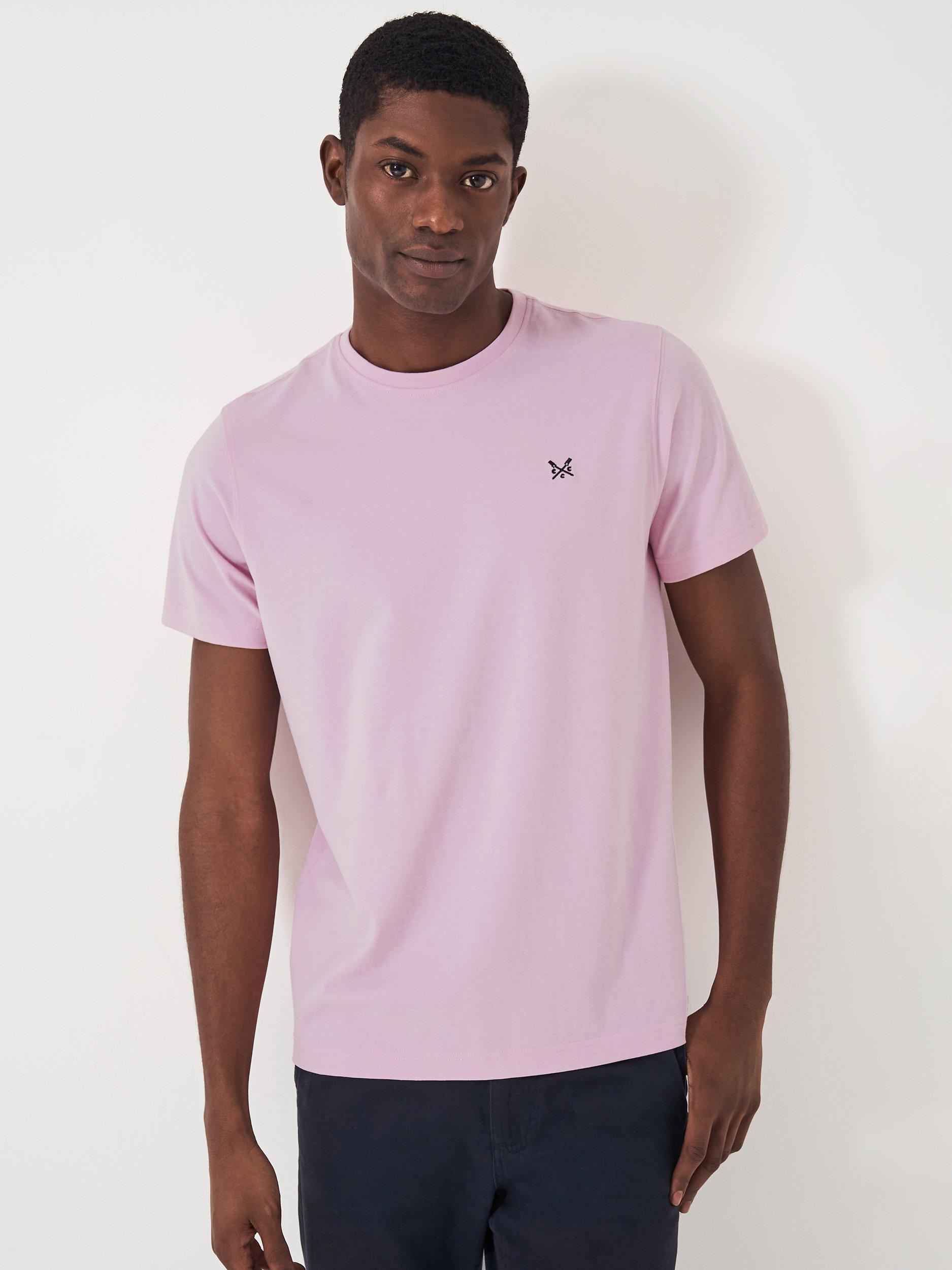 Crew Clothing Crew Neck T-Shirt, Light Pink, XS